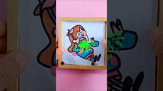 Gravity falls Mabel cardboard game viralvideo gravityfalls billcipher game [upl. by Carmen]