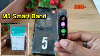 M5 Smart Band Unboxing amp Review  M5 Its worth it  Hindi  Unboxing [upl. by Aranaj]