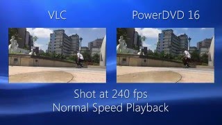 PowerDVD  Slow Motion Playback Comparison  CyberLink [upl. by Nosyt]