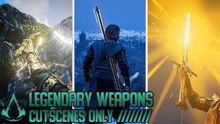 Getting Mjolnir GungnirOdins spear amp Excalibur Cutscenes  Assassins Creed Valhalla [upl. by Akino]