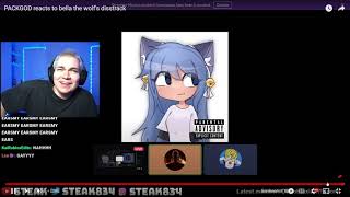 PACKGOD reacts to bella the wolfs diss track [upl. by Hermione]