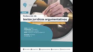 Redacción de textos jurídicos argumentativos [upl. by Jasen]