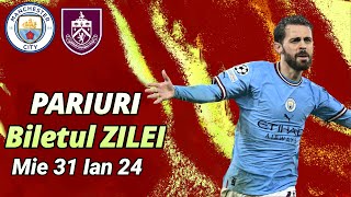 PARIURI miercuri 31012024  Biletul COTA 25  Man City  Burnley Tottenham  Brentford [upl. by Astraea]