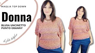 quotDonna Una Blusa AllUncinetto per Esprimere la Tua Unicitàquot [upl. by Ahsiek]