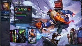 SKIN SPOTLIGHT Schneetag Singed HDGerman [upl. by Imalda]