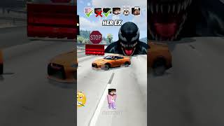 Help Me Get My Crush Attention In A Car Brake Test Challenge 😥🚗 shorts beamngdrive [upl. by Bard527]