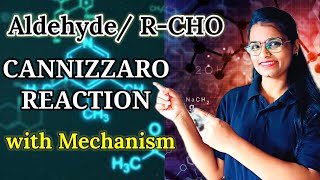 CANNIZZARRO REACTION  Mechanism of CANNIZZARO REACTION [upl. by Roderic]