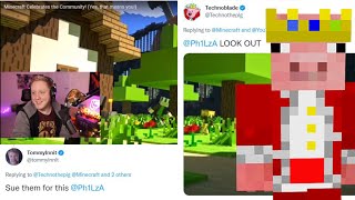 TECHNOBLADE Reacting to Philza Being in Minecraft 1 Trillion Views On Youtube [upl. by Nathalie780]