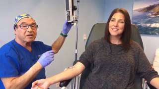 Watch a live IV and process of Ketamine infusion therapy  Ketamine Clinics of Los Angeles [upl. by Ostler]