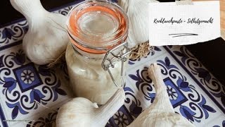 Knoblauchpaste selbstgemacht 👩‍🌾 [upl. by Adnarb]