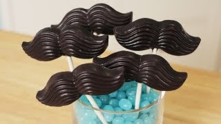 MUSTACHE CANDY POPS  NERDY NUMMIES [upl. by Anaujahs]