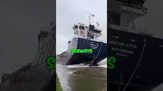 How Ships Are Launched Into the Ocean shorts [upl. by Sherer]