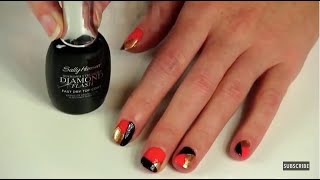 Howto colour blocking nail art [upl. by Hubing207]