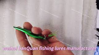 weihai LanQuan fishing lures manufacturer😍😍😍 [upl. by Llehsem510]