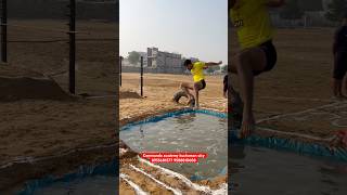 Long jump training in water  longjump [upl. by Tessil]