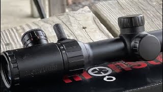 Monstrum 3 9x32 Rifle Scope with Rangefinder Reticle and High Profile Scope Rings Review [upl. by Harold]