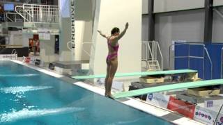 Eindhoven Diving Cup 2015 Women 1m final [upl. by Linker]