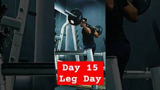 Day 15  Leg Day shorts legdaychallenge [upl. by Nivla]