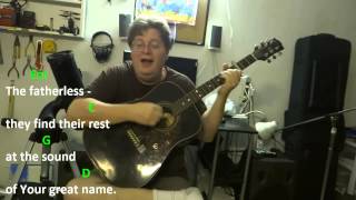 Learn to Play  quotYour Great Namequot by Natalie Grant  Key  G MajorE minor [upl. by Suneya]