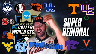 NCAA SUPER REGIONALS College Baseball PREVIEWS amp PREDICTION  Sweet 16 [upl. by Adym666]