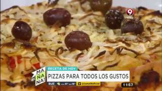 Receta de hoy pizzas para todos los gustos [upl. by Euhsoj915]