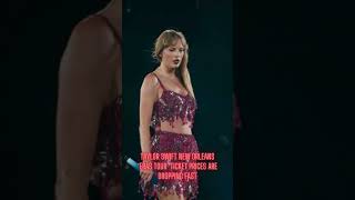 Taylor swift concert tonight Taylor Swift Eras Tour Ticket Prices Plunge Ahead of New Orleans Shows [upl. by Nitnert566]