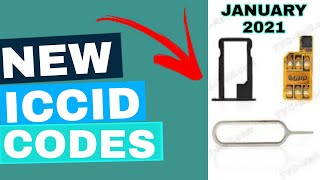 NEW ICCID CODE JANUARY 2021 IN IOS 144 FAKE IOS VERSION  LATEST ICCID CODE FOR GPP CHIP [upl. by Vadim]