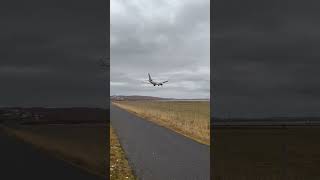 LOT 737 Max landing Egilsstadir Iceland [upl. by Stanhope]