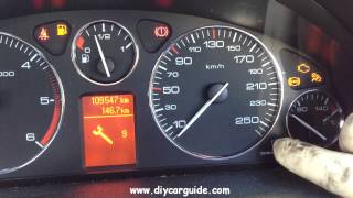 Peugot 407 Service Indicator Reset [upl. by Spiro]