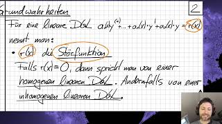 Differenzialgleichungen  Teil 101  Lineare DGL die Basics [upl. by Creath]