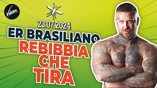 Il Brasiliano  Rebibbia che tira  La Zanzara del 23072024 [upl. by Atnwahs]