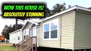 Absolutely Stunning Double Wide Mobile Home  Open [upl. by Helse]