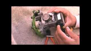 How to repair recoil spring brush cutter PART2 [upl. by Lillis]