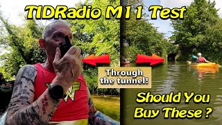 TIDRadio M11 Walkie Talkies  Kayaking Test [upl. by Aramois]