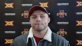 Christian Carroll Iowa State Nov 19 2024 prior to Iowa dual [upl. by Adlanor]