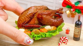 Yummy Miniature  Chrismas Roast Chicken  Best Of Miniature Cooking Food [upl. by Thordia]