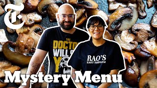 Vegan Challenge 2 Chefs Make a Meal Out of Mushrooms  Mystery Menu  NYT Cooking [upl. by Nael363]