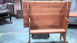 New England Hutch Table in Cherry by Primitiques High Country Designs [upl. by Lepine]