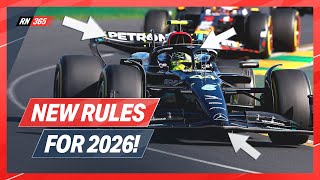 New Technical F1 Rules For 2026 Explained [upl. by Buonomo356]