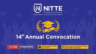 Fourteenth Annual Convocation  Nitte DU [upl. by Cheatham519]