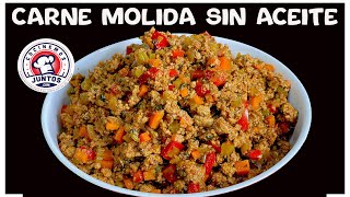 Carne molida con vegetales sin grasa Comida Saludable [upl. by Oilalue300]