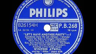 1954 Winifred Atwell  Let’s Have Another Party Parts 1 amp 2 1 UK Hit [upl. by Suoivatram]