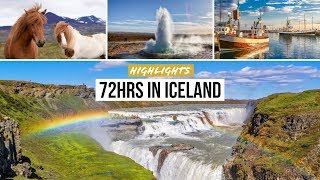 ICELAND Highlights 72hrs Reykjavik amp Golden Circle Island im November [upl. by Mulac]