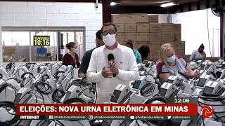 Nova urna eletrônica chega em Minas [upl. by Nosila]