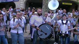 LHarmonie Union Vicoise au Pentecôtavic 2019 Feria de VicFezensac quotVino Griegoquot [upl. by Nirak]