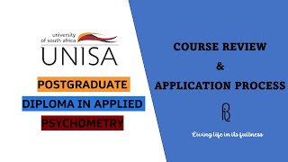 Unisas Postgraduate Diploma in Applied Psychometry Course Review and Application Process [upl. by Hnad]