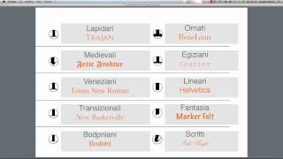 Corso di Grafica  La classificazione dei font nella grafica [upl. by Ahsenev]