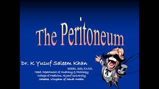 Anatomy of the PERITONEUM  Dr Yusuf [upl. by Anitserp]