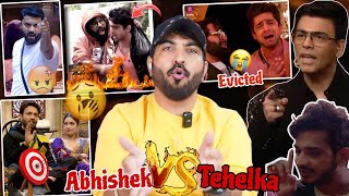 BIGGBOSS17 ABHISHEK VS TEHELKA ARUN FIGHT EVICTION MUNAWAR KE DOST EXPOSE VICKY ANKITA TARGET🎯 [upl. by Ym]