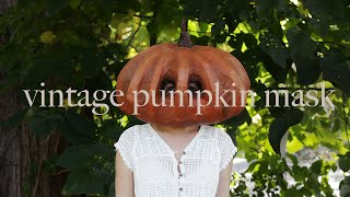 DIY Vintage Pumpkin Mask [upl. by Shuping]